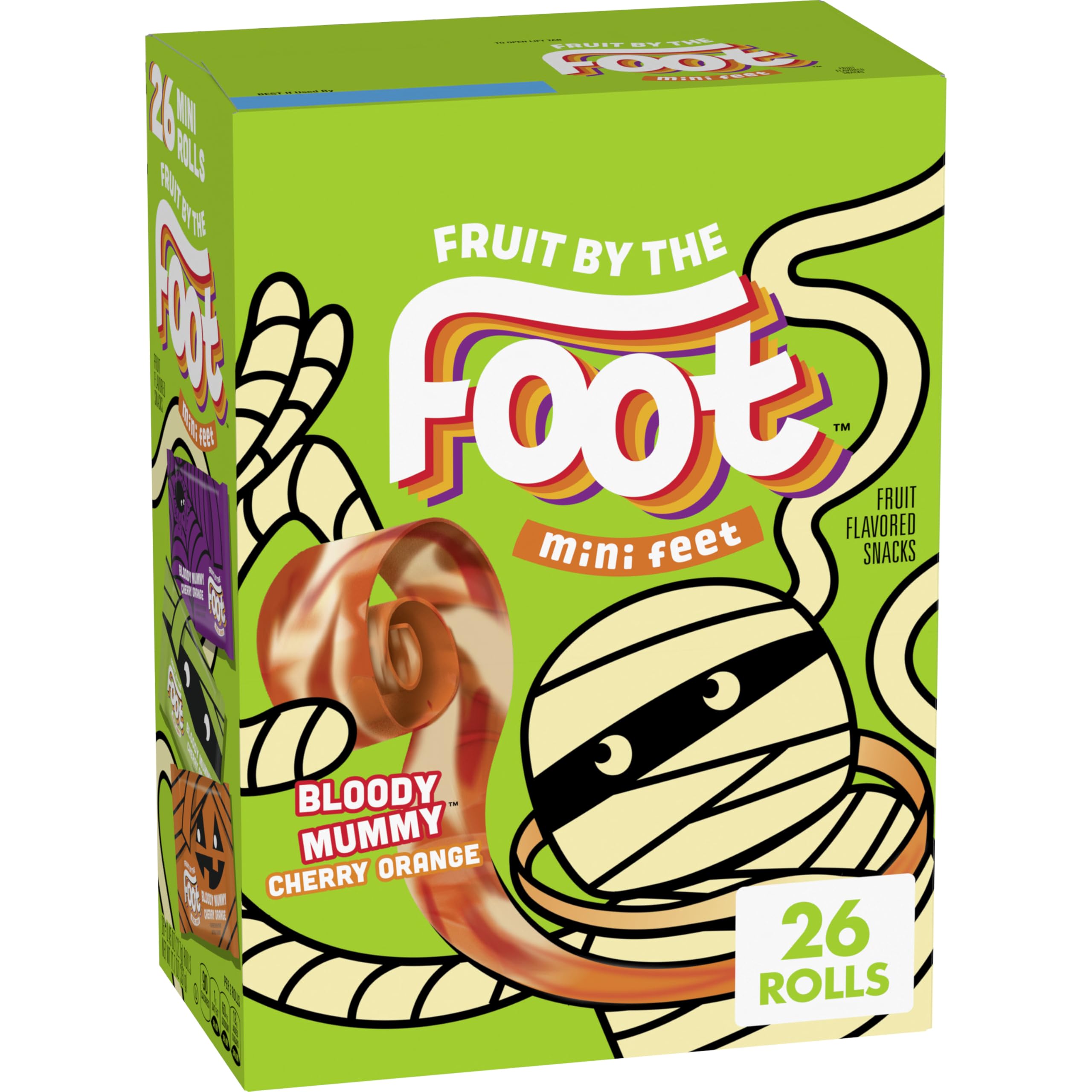 Amazon.com: Fruit By the Foot, Mini Feet Bloody Mummy Fruit Snacks