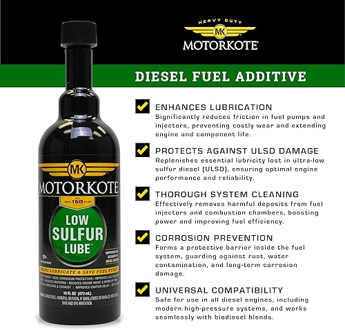 Vista 2 de MotorKote MK-10301-06-6PK Lubricante bajo en azufre, 16 onzas, paquete de 6