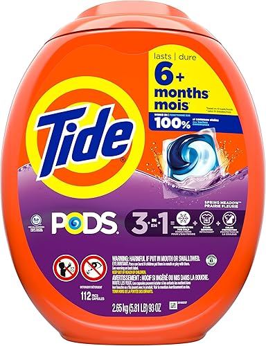 Miniatura 79 de Tide PODS - Cápsulas de detergente líquido para lavandería, compatible con lavadoras de alta eficiencia, 42 unidades, limpieza potente 3 en 1 en un