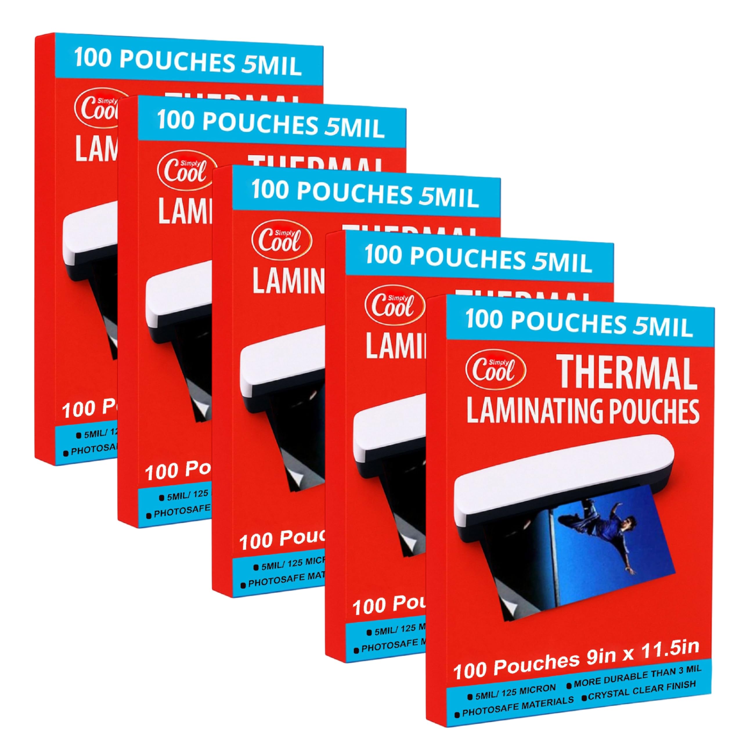 Photo 1 of Simply Cool 5 Mil Thermal Laminating Pouches 9 x 11.5 Inch