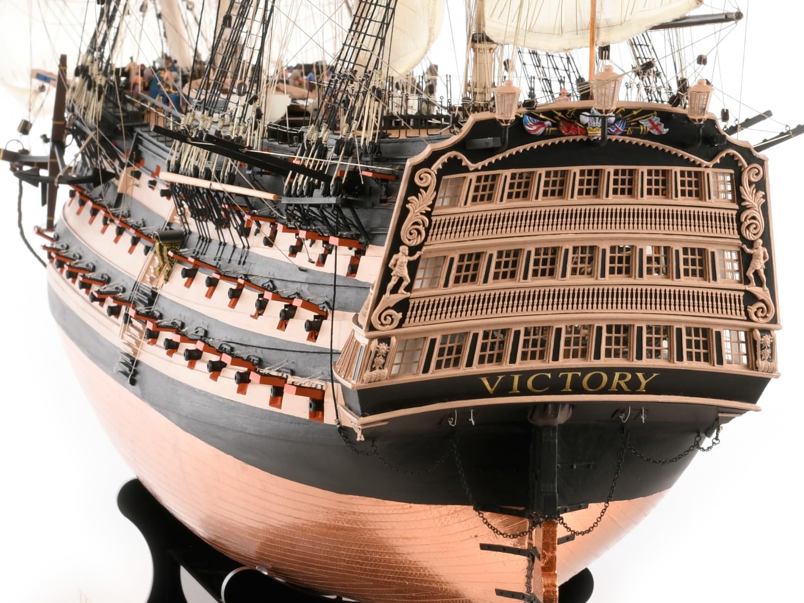 Artesanía Latina - Holzmodellschiff – Englisches Linienschiff, Anatomie Lord Nelson’s HMS Victory, Trafalgar 1805 - Modell 22900-OP, Maßtab 1:84 - Expertenniveau Modellbausatz zum Zusammenbauen
