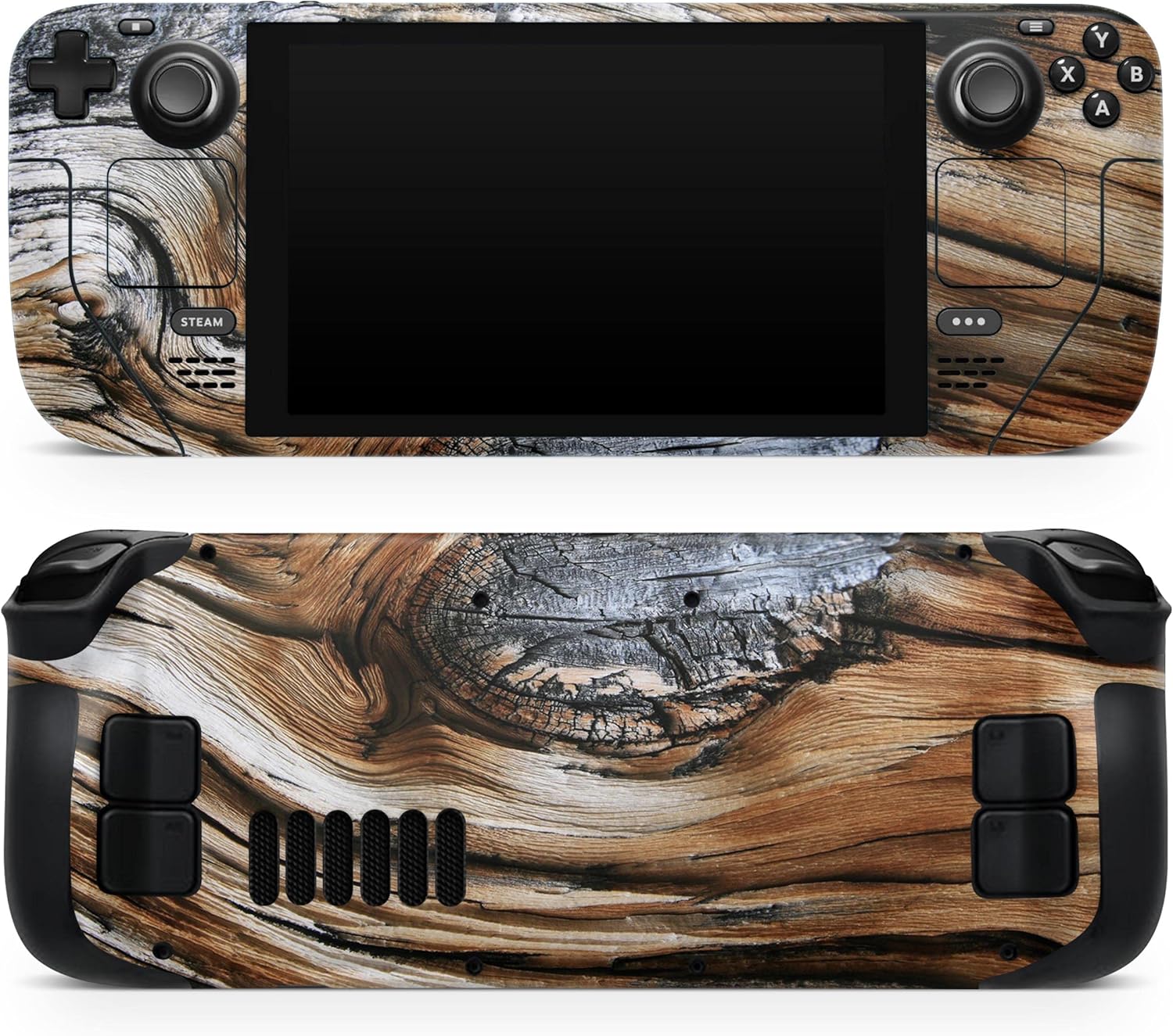 Compatible with Steam Deck - Skin Decal Protective Scratch-Resistant Removable Vinyl Wrap Cover - Rainbow Thin Lined Chevron Pattern