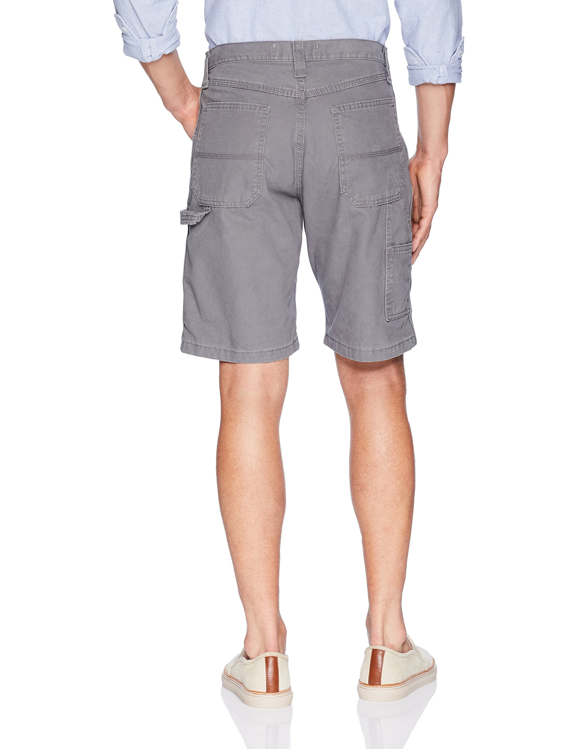 Wrangler Authentics Men's Authentics Classic Carpenter Short, Rock Gray, 36