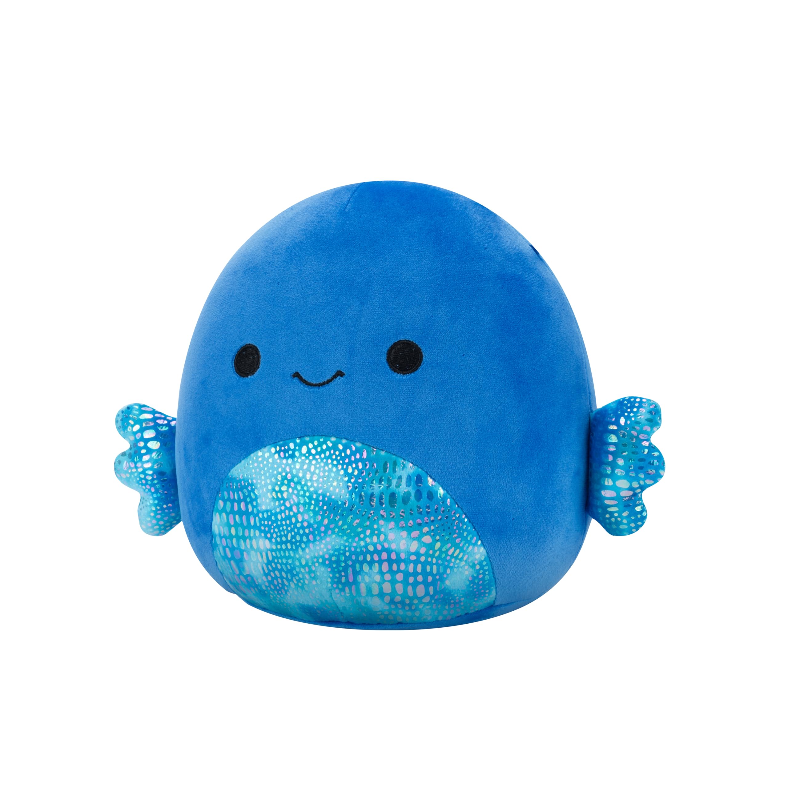 Squishmallows 8-Inch Brina  with Fuzzy Belly - Little Ultrasoft Official Kelly Toy Plush: Squishmallows Original 8in Kobester The Blue Betta Fish – Official Jazwares Plush (Little)