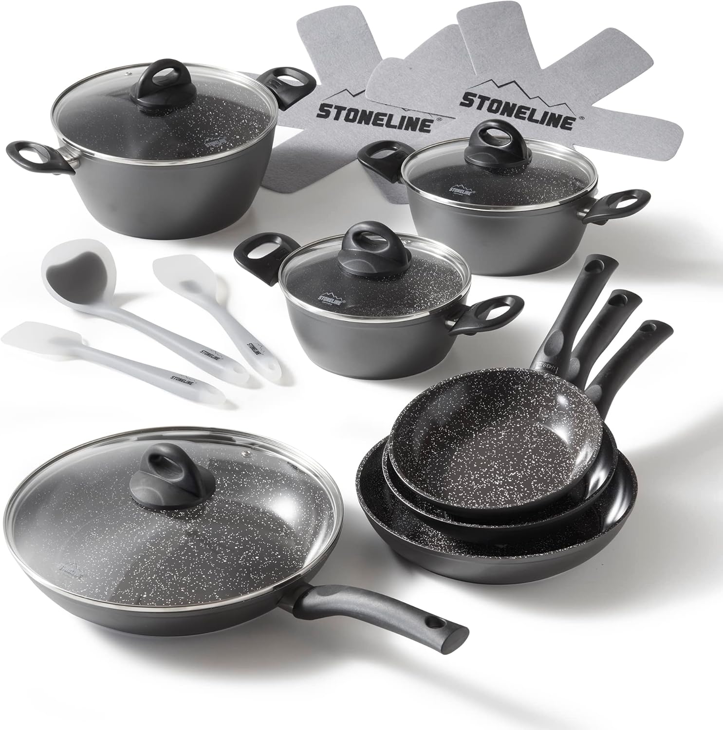 STONELINE 19546 Cookware Set, Aluminium Amazon.co.uk Home & Kitchen