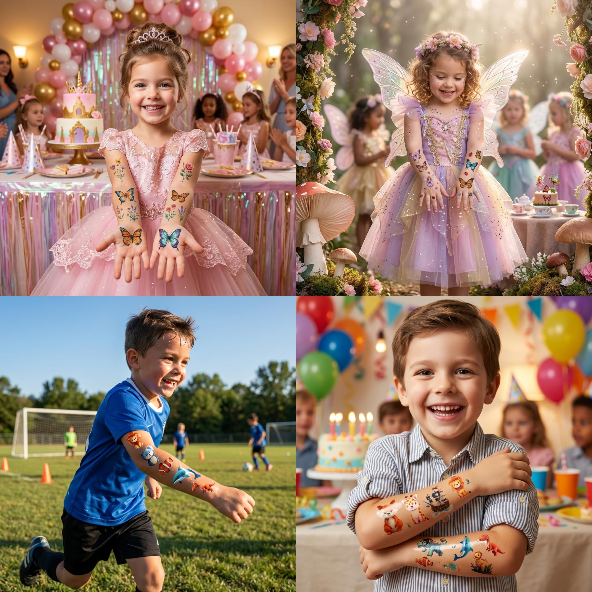 Kids Temporary Tattoos - 350+ Designs! -6