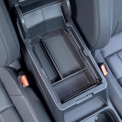 Miniatura 7 de PIMCAR Organizador de consola central compatible con Honda CRV 2023 2024 2025 Accesorios CR-V Hybrid Sport Apoyabrazos Bandeja ABS Material Plástico