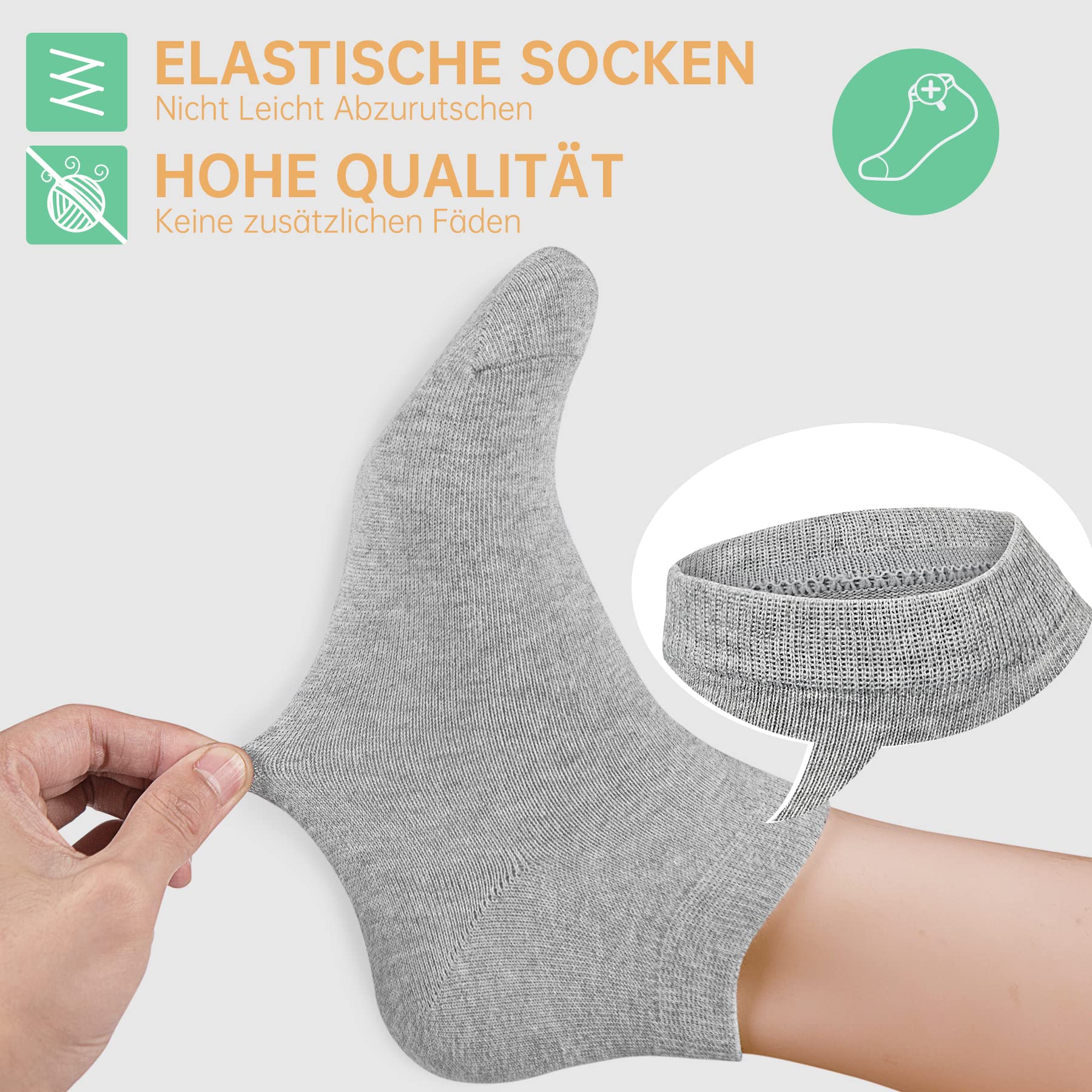 FALARY Calzini Uomo Donna 12 Paia Sportivi Corti Unisex Ottima Qualità e Comodità