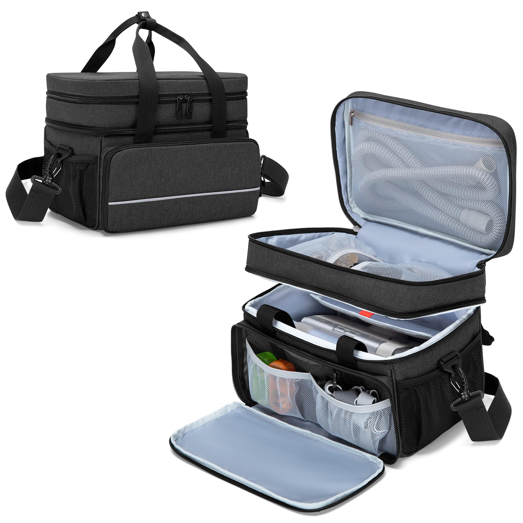 CURMIO CPAP Travel Case Compatible with ResMed AirSense, AirStart 10