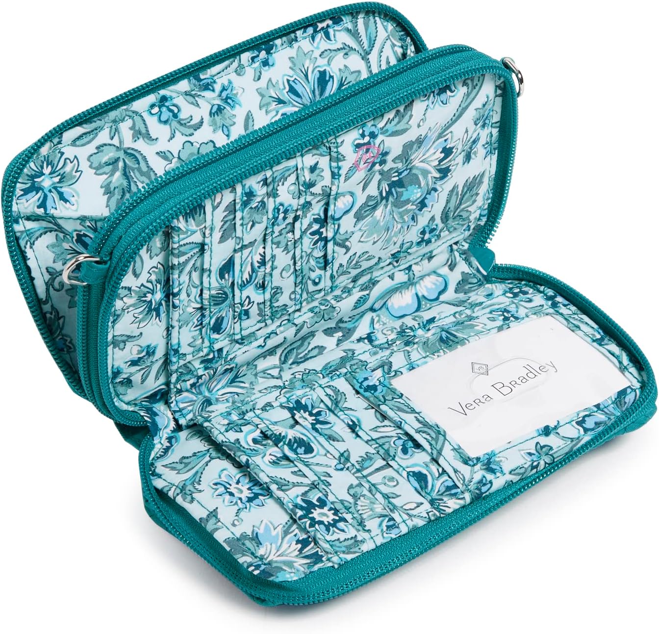 Vera Bradley Women's Cotton All in One Crossbody Purse With RFID Protection - Image 6