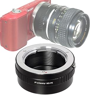 Fotasy Minolta MD to Sony E-Mount Adapter - Infinity Focus, Copper Build for a7 a9 a6600 a6000 ZV-E10
