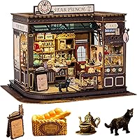 Vista 8 de Spilay Kit de casa de muñecas en miniatura, kit de bricolaje, modelo de casa pequeña, escala 1:24, casa de muñecas creativa, el mejor regalo