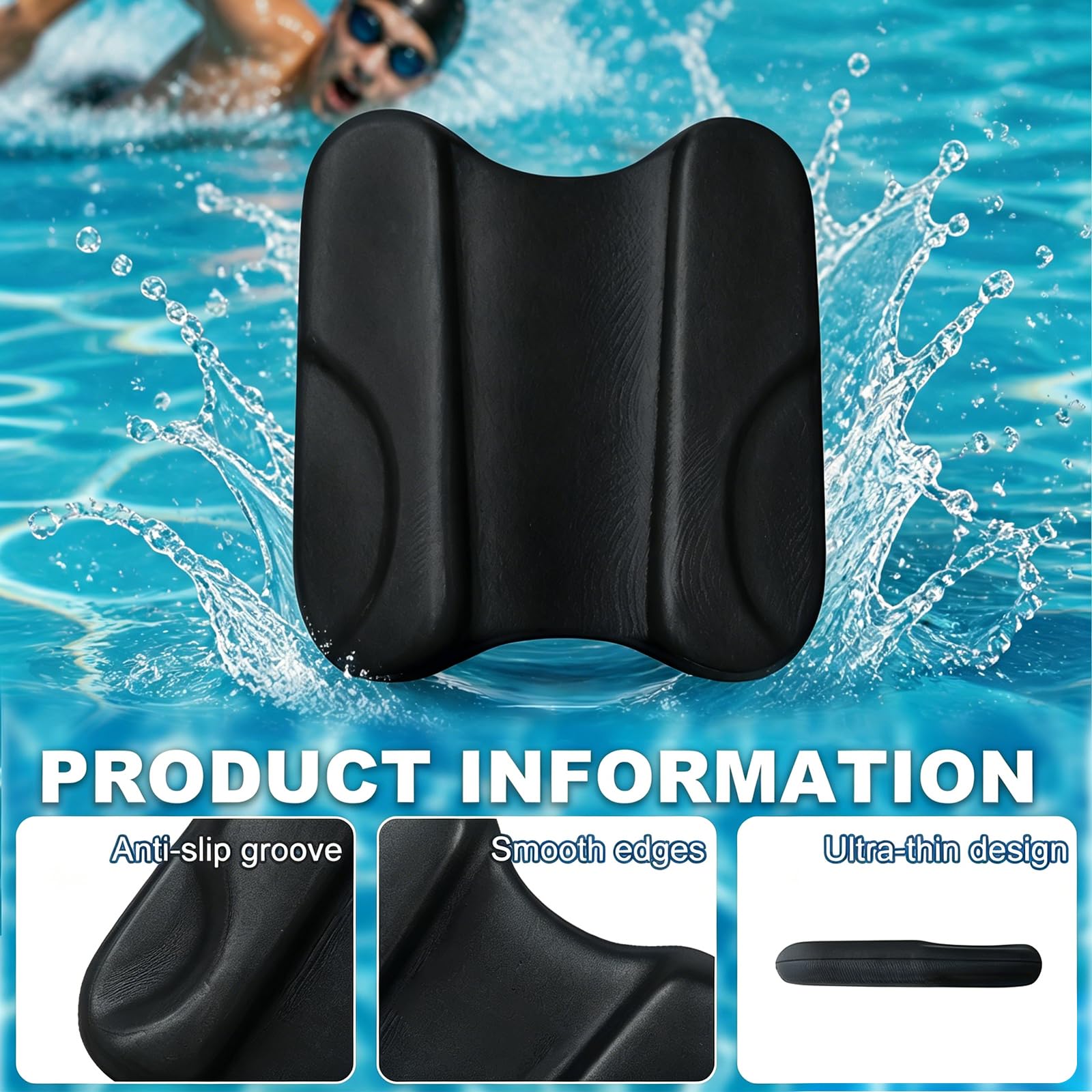 RANJIMA Pull Kick Schwimmbrett, Schwimm-Trainingshocker Pullbuoy, Swim Training Tool, Pullbuoy optimierung der Technik und Wasserlage beim Schwimmtraining