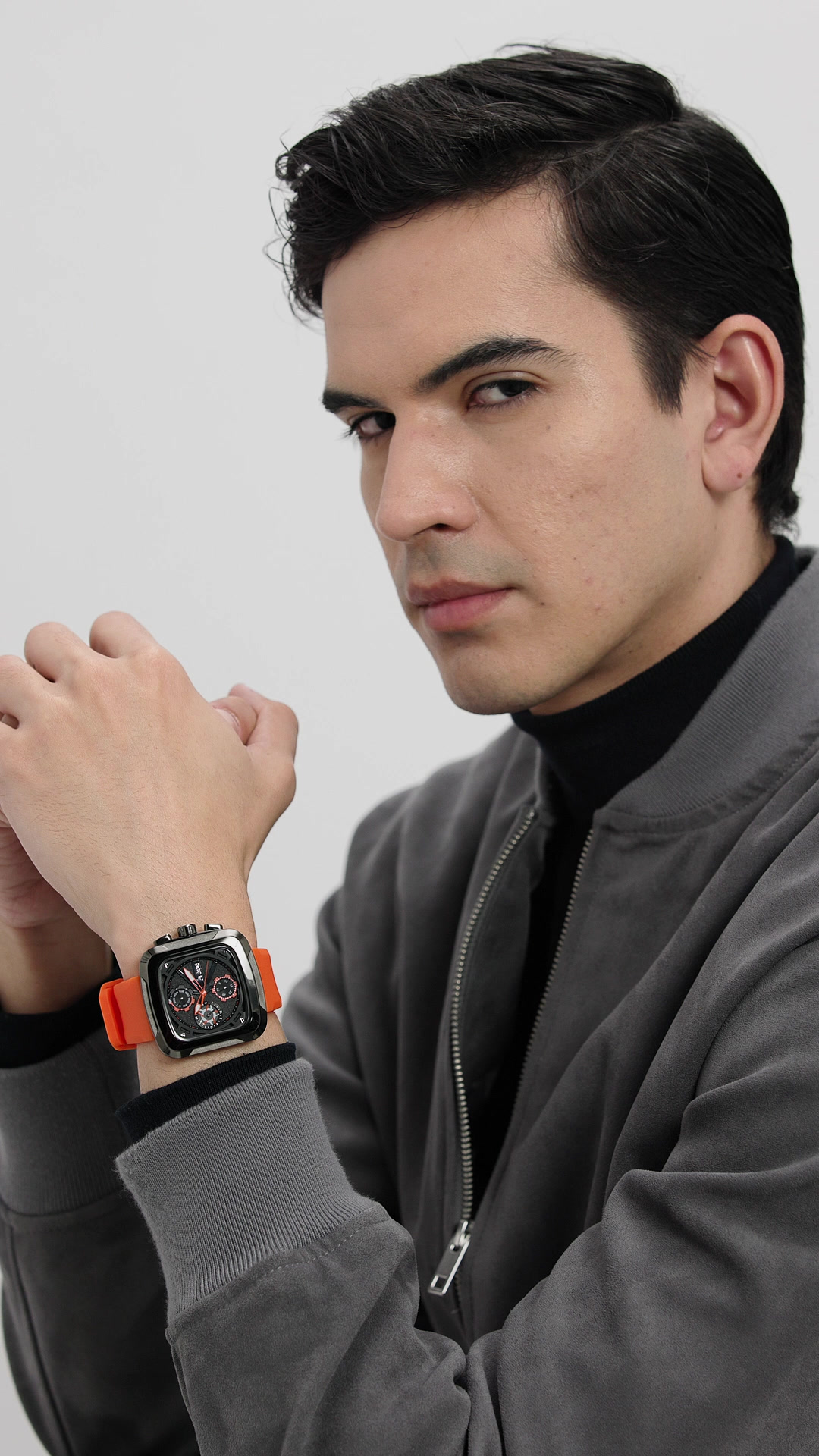 Lee Cooper Multifunction Black Square Dial Men's Watch - LC08012