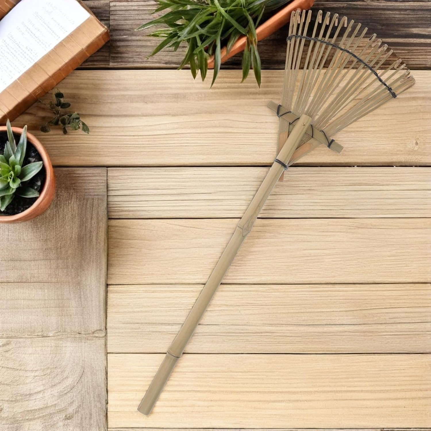 LIFKOME Sandbox Rake 22x6.7x1.6inch Japanese Style Miniature Zen Garden Rake for Sand Tray and Micro Landscape Decor Lightweight Friendly Tool for Home Use image 5