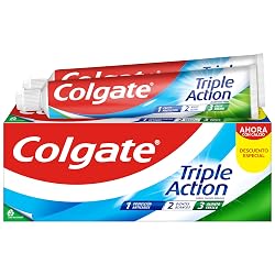 Offerta Colgate Triple Action, Dentifricio, Original mint, 2 x 75 ml in sconto oggi