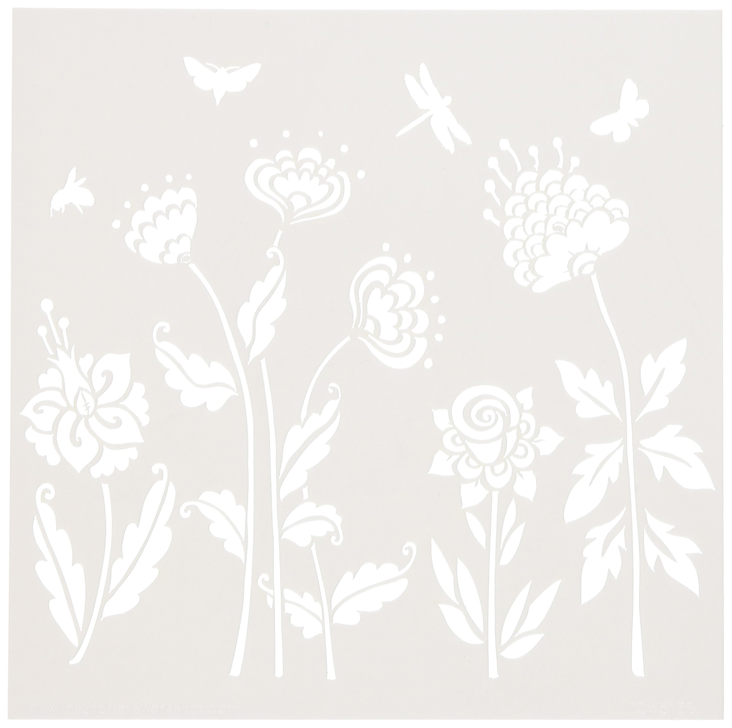 G.t. Luscombe Company, Inc. Flying Garden Bible Journaling Stencil - (6" X 6")