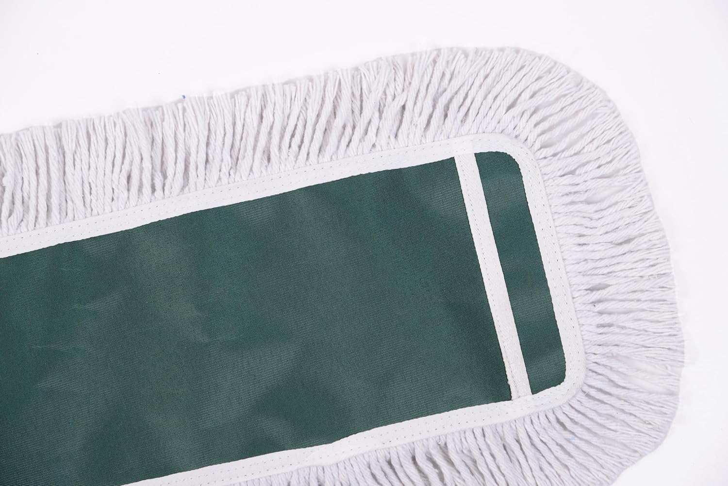 36"" Industrial-Grade Cotton Dust Mop Head Refills, Perfect Replacement for Busy Home, Gym, Commercial Spaces, Heavy-Duty Mop for Janitorial & Housekeeping Needs - 2 Pack (White)