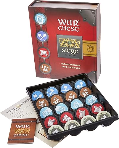 Expansión de asedio de pecho de guerra juego de mesa de estrategia desafío de ajedrez abstracto fácil de aprender de 2 a 4 jugadores tiempo de juego