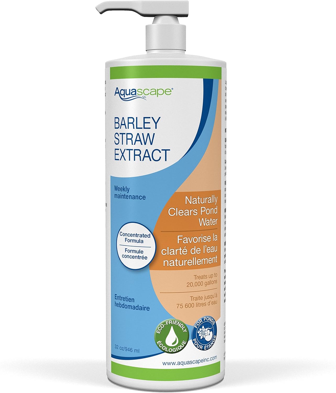 Aquascape 98905 Barley Straw Extract for Pond and Stream Features, 32-Ounce