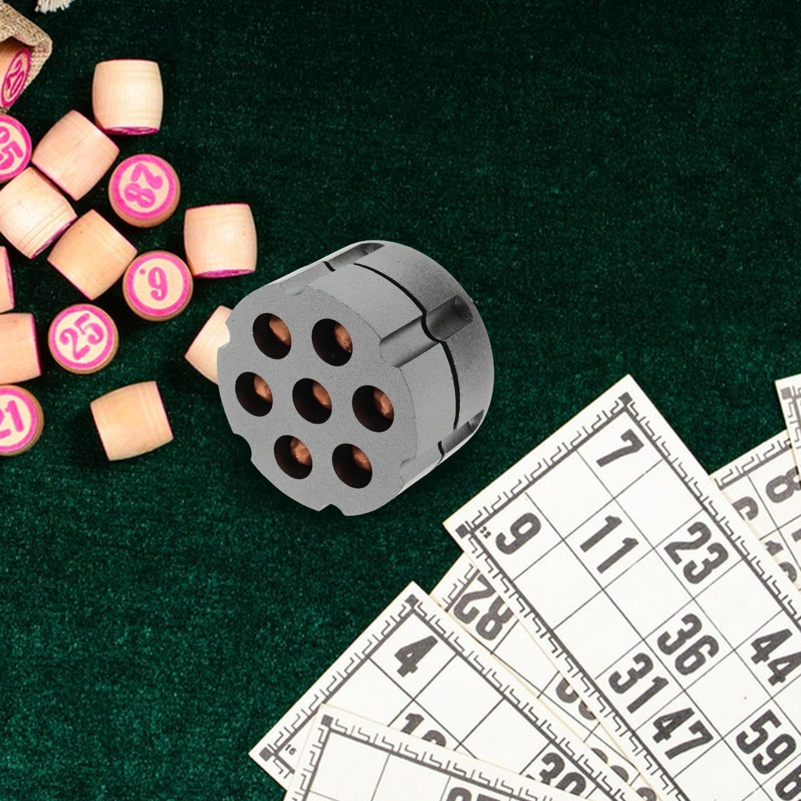 VICASKY Set de Dés de Rôle en Résine avec Base, Chiffres Lisibles, Surface Lisse, 1 Lot pour Jeux de Société et Soirées