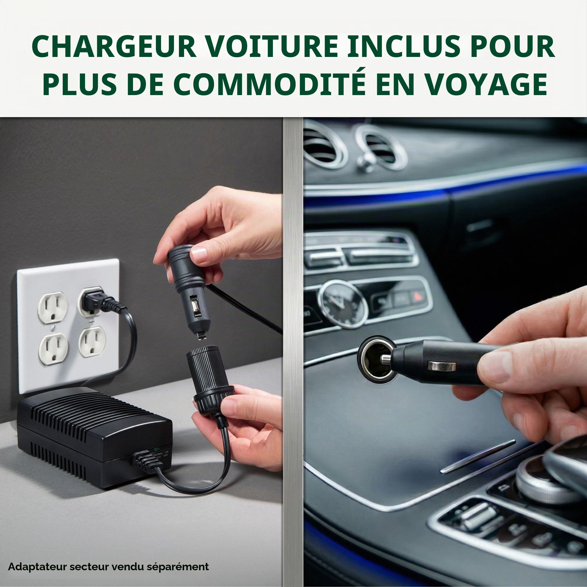 Koolatron Sac Isotherme 25L Glacière Électrique Glacière Portable 12V Mini Réfrigérateur Étanche Voiture Bandoulière Réglable Sacs Souples pour Déjeuner Boissons Camping