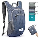 G4Free 10L/15L Hiking Backpack Lightweight Packable Hiking Daypack Small Travel Outdoor Foldable Shoulder Bag