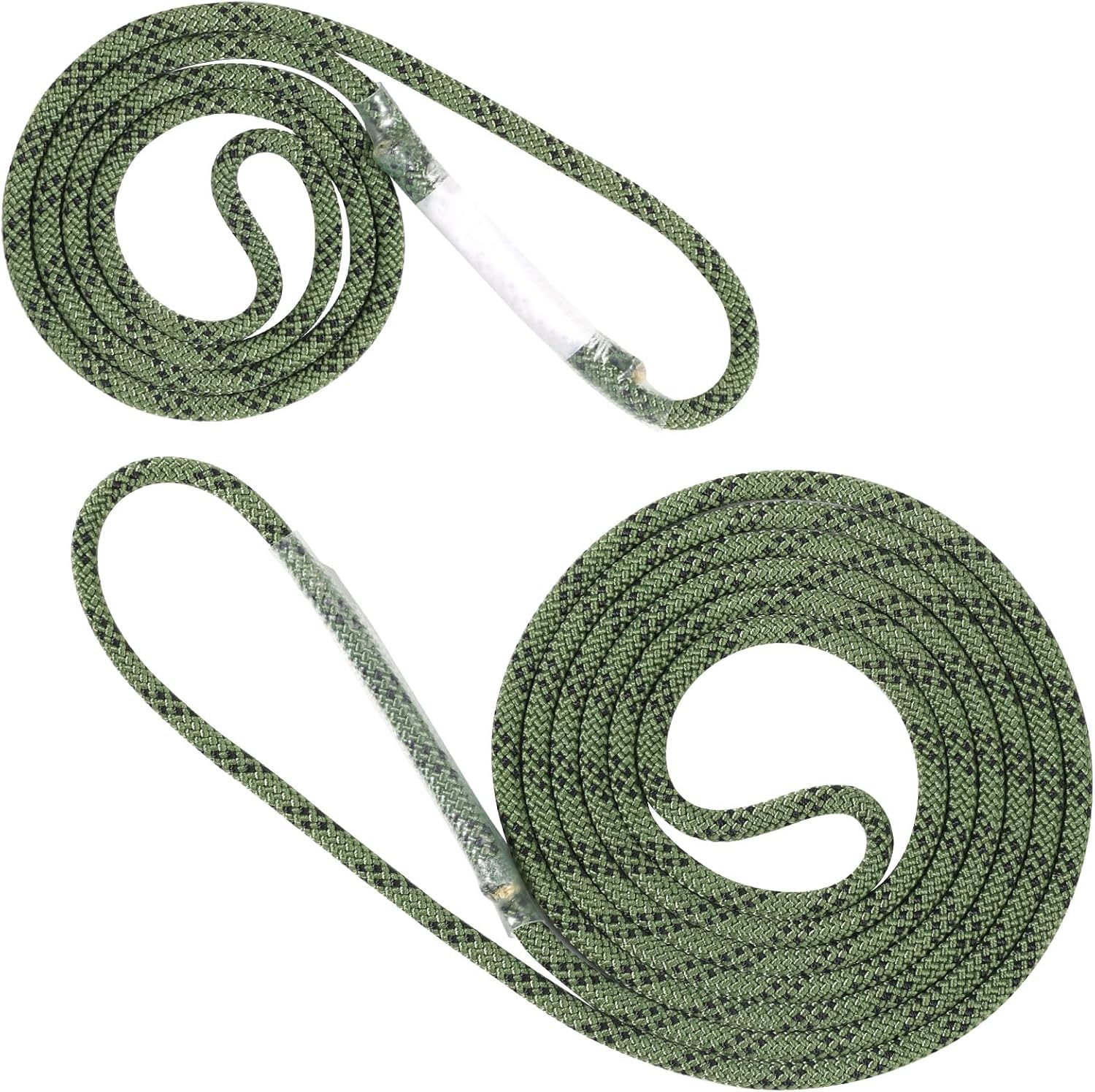 6 mm Nylon-Prusikschlinge, genäht – 12 kN/2697 lb Bruchlast – Ideal für den täglichen Gebrauch beim Baumschnitt (2er-Pack,6 mm, 60cm)