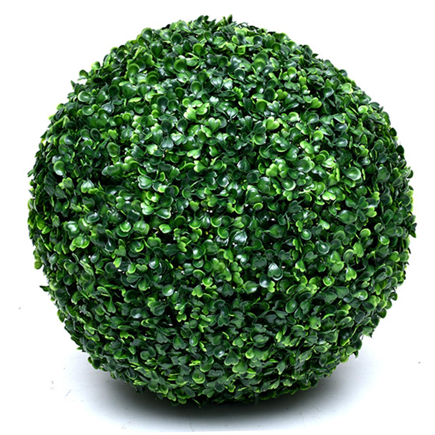 Bola de topiario realista decorativa con follaje denso artificial para jardin y eventos