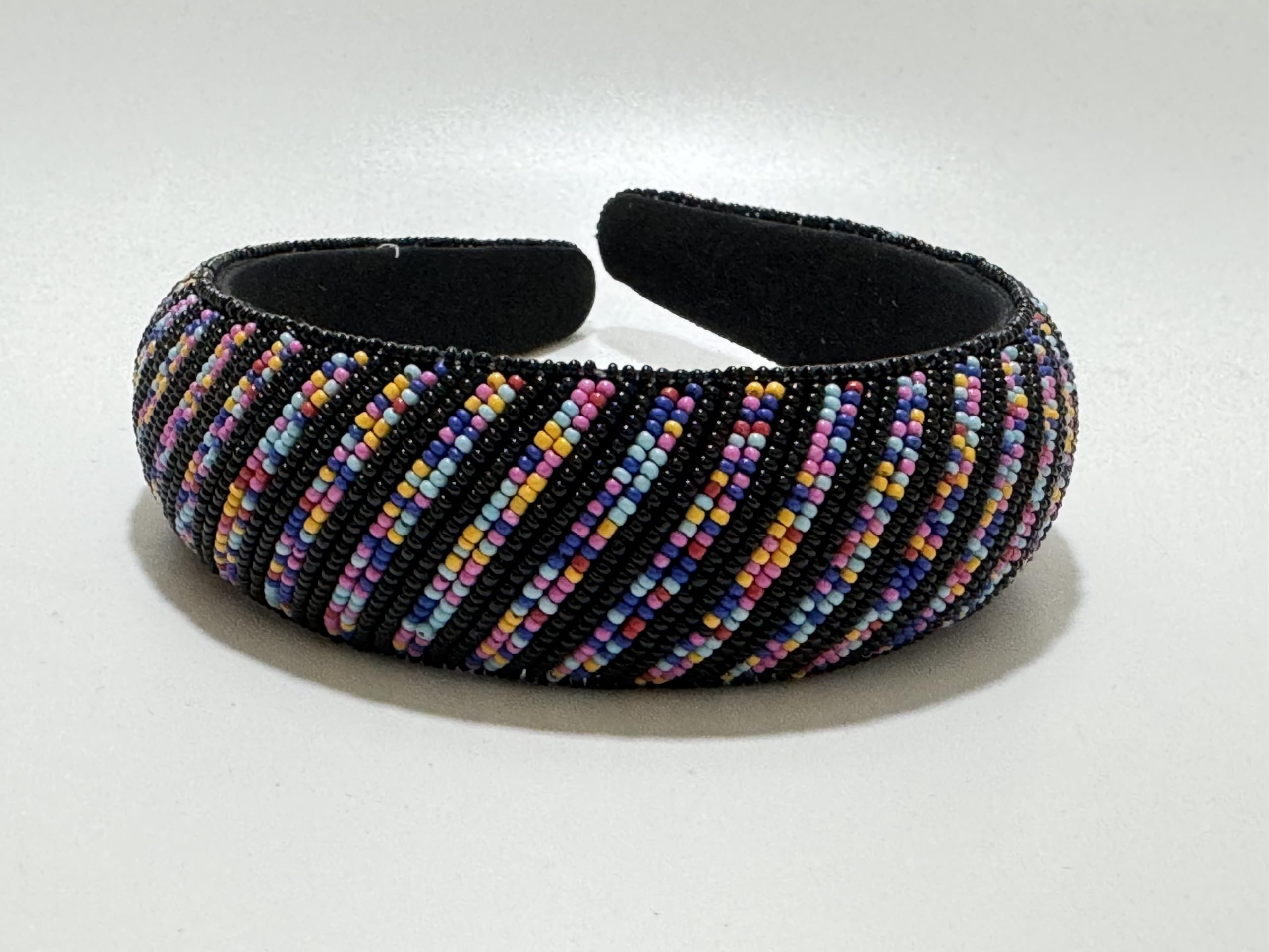 Multi colored HeadbandnCrystal AB cut Beaded headbands Multi Coloured Crystal Headband - Etsy main image 2