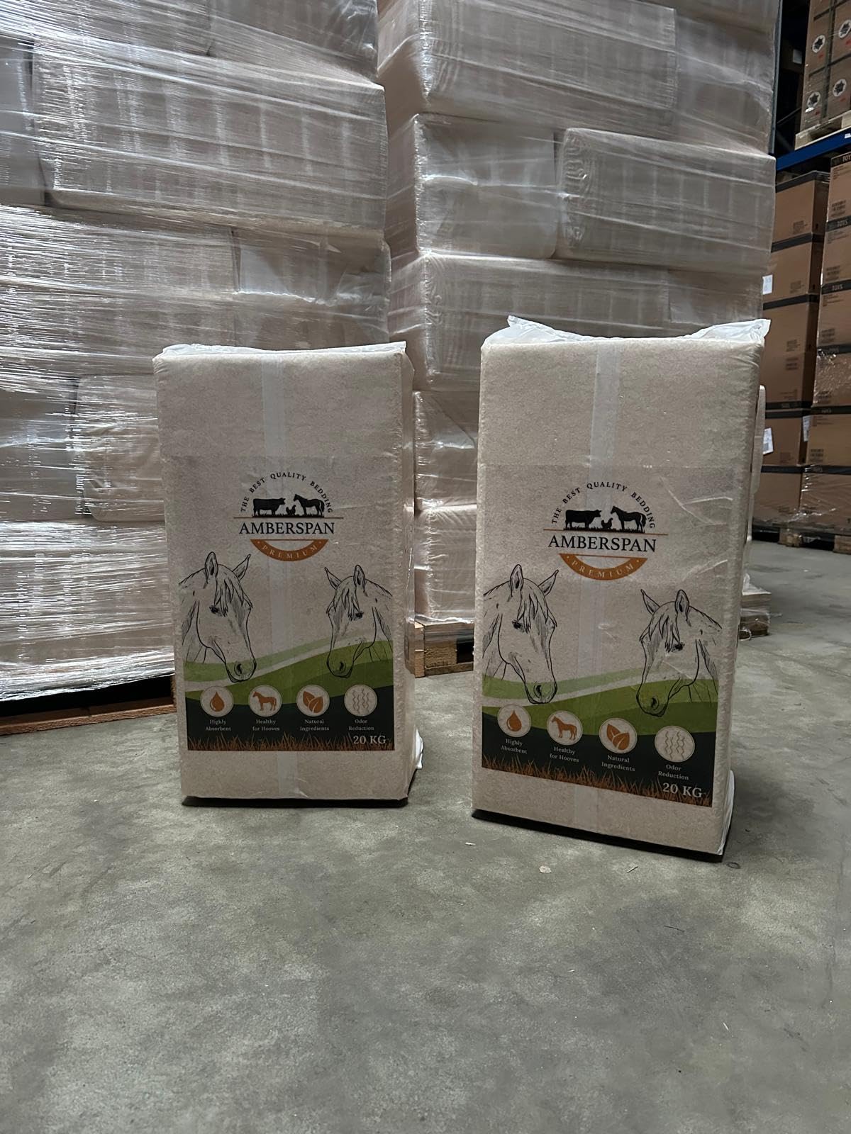 Trociny dla koni - paleta 15 szt x20kg