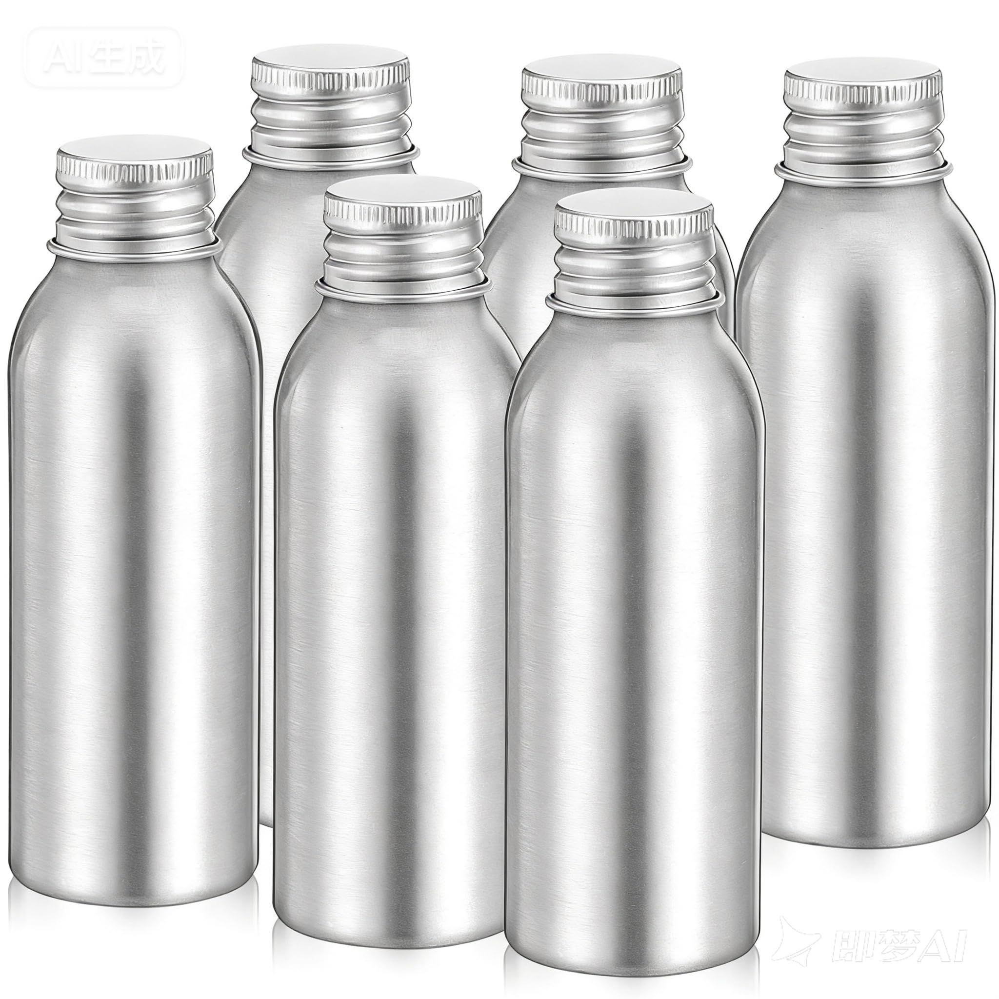 Bouteilles en aluminium pour réactifs liquides cosmétiques et savon de voyage
