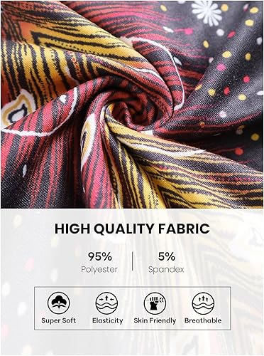 Miniatura 5 de QIANXIZHAN - Pantalones harén para mujer, pantalones bohemios de yoga con cintura alta y bolsillos