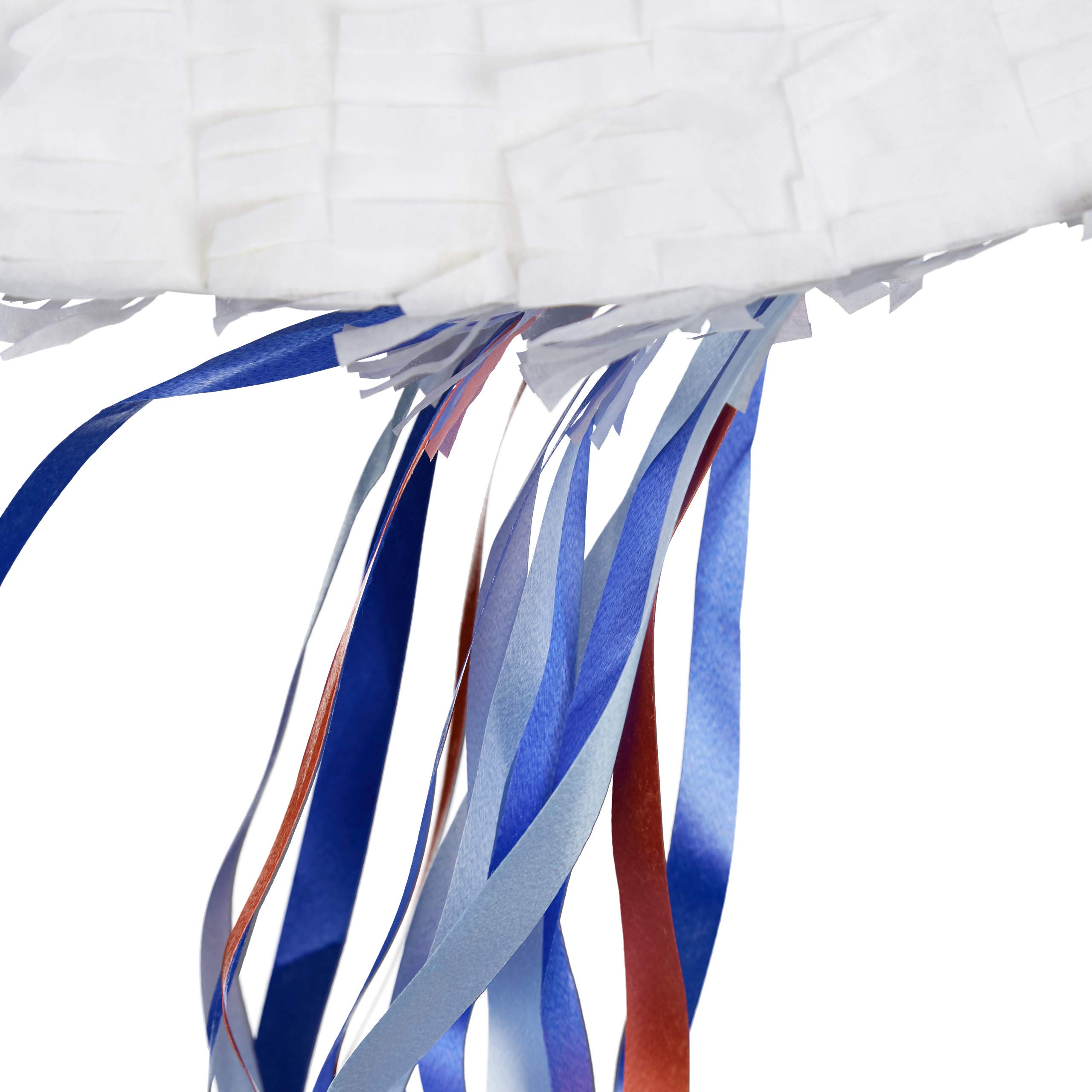 Relaxdays Pignatta a Forma di Squalo, da Appendere, per Bambini, per Bimbe e Bimbi Feste Compleanno, da Riempire, Blu
