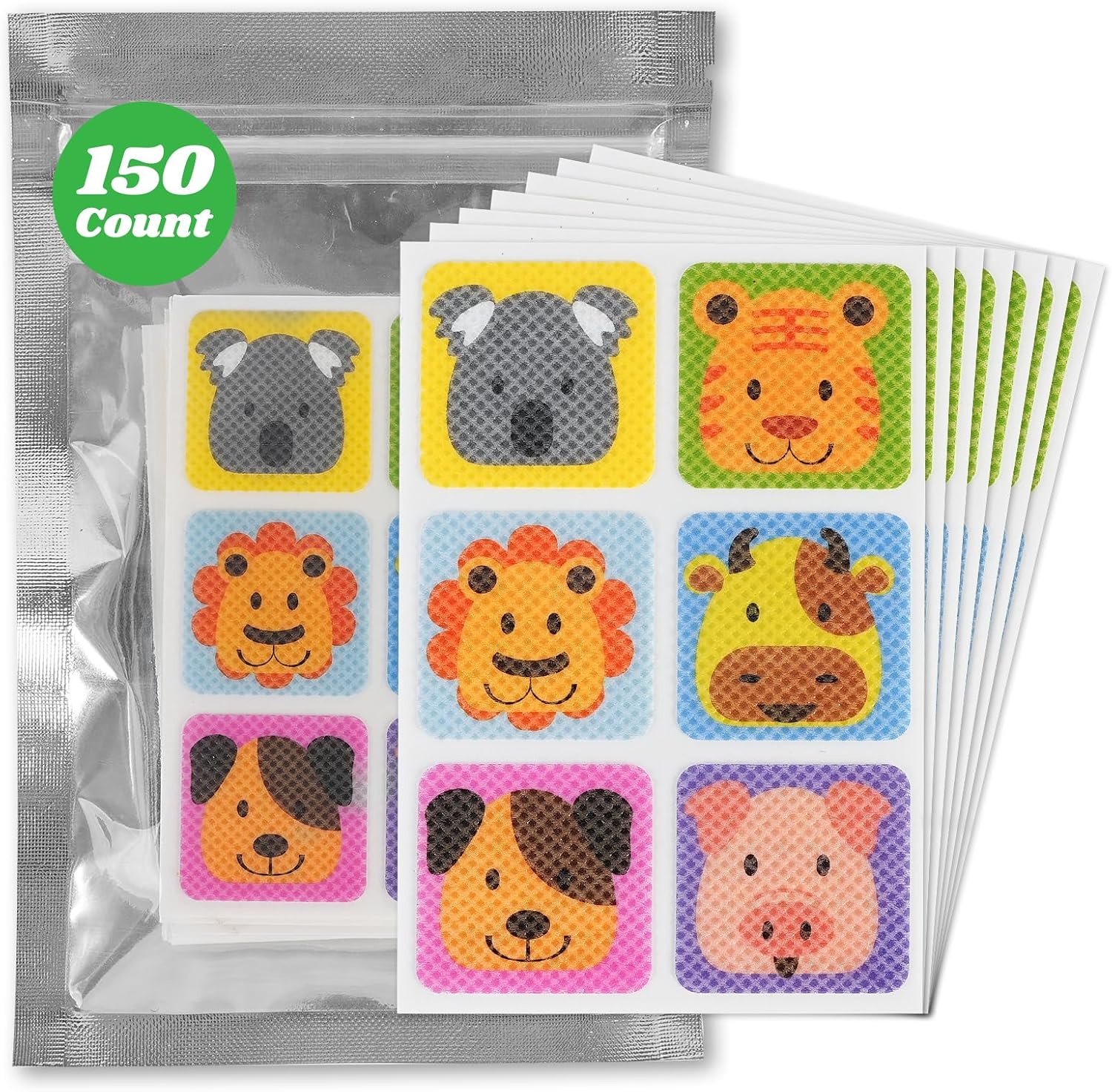 150PCS Natural Protection Patches Stickers, Long Lasting Protection Natural Stickers for Kids & Adults, Perfect for Home Travel Camping Indoor Outdoor Activities Offer 24 Hours Accompany