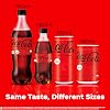 Coca Cola Zero Coca-Cola Zero Sugar, No Calories Soft Drink PET Bottle, 250 ml (Pack of 8)