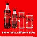 Coca-Cola Coke Zero Sugar Cola Cold Drink | Soft Drink With No Calories | Zero Sugar Drink | Recyclable Can, 300 Ml (Pack Of 6) gallery image