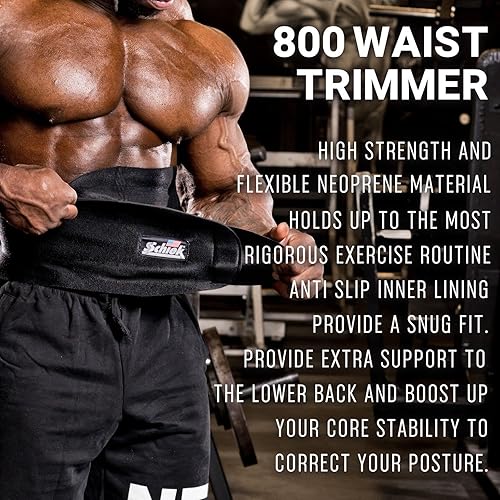 Miniatura 4 de Schiek Sports Model 800 - Cinturón de compresión con correas ajustables para levantamiento de pesas