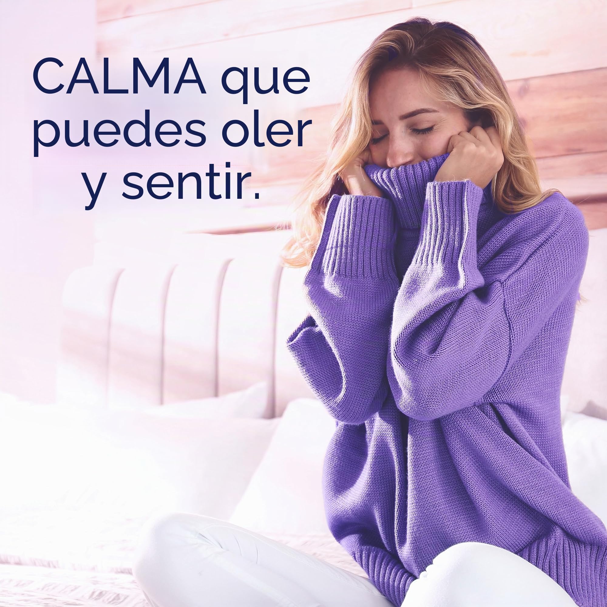 Downy Infusions - Perlas potenciadoras de aroma de lavandería en el lavado, calma, calmante lavanda y vaina de vainilla, 24 onzas