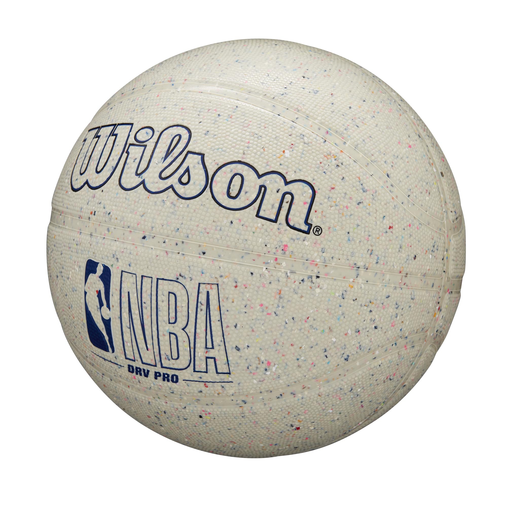 Wilson NBA DRV Pro - Balón de Baloncesto para Exteriores, Beige/Moteado, tamaño 6-28.5 Pulgadas