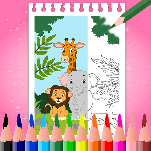 Coloring games for kids animals - App on Amazon Appstore