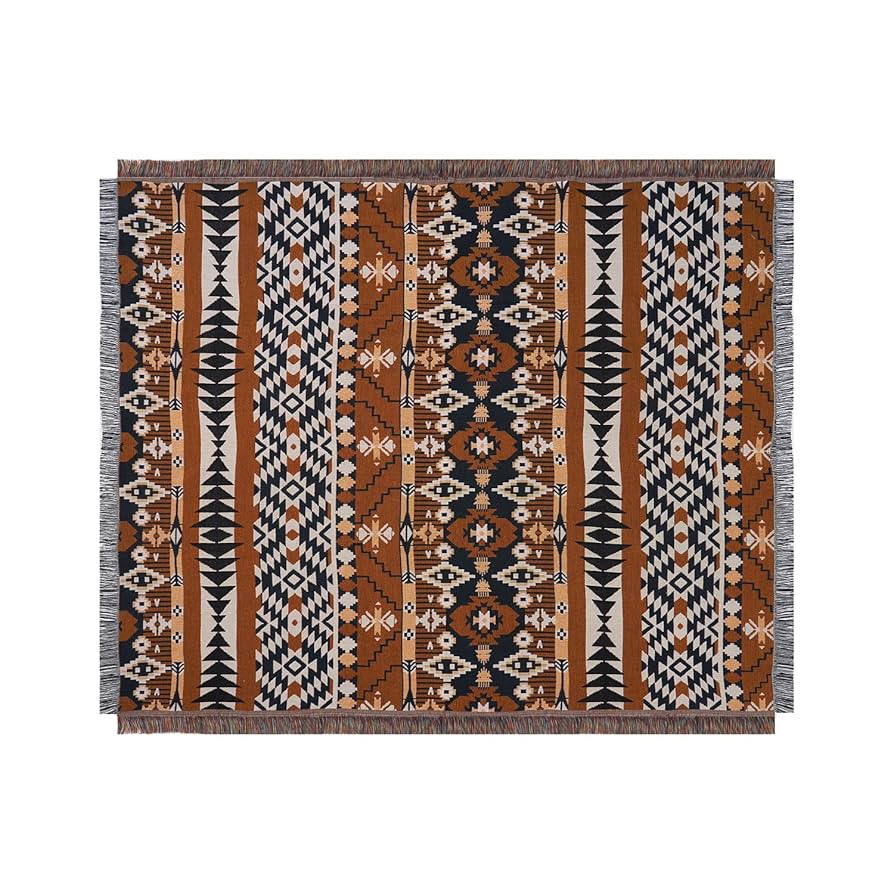 BasShu 幾何学模様 ブランケットACME BasShu 幾何学模様 ブランケットACME