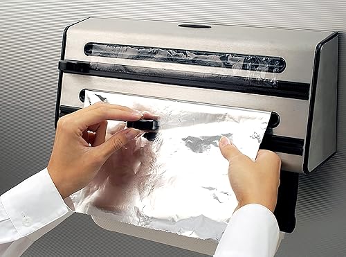 Miniatura 5 de Emsa Dispensador de triple rollo "Contura" de acero inoxidable, platanegro