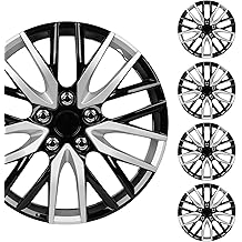WOLFSTORM 16 Inch Hubcaps For Toyota Camry 2012-2014 - Set Of 4 Chrome Snap-On Wheel Covers For Steel Wheels
