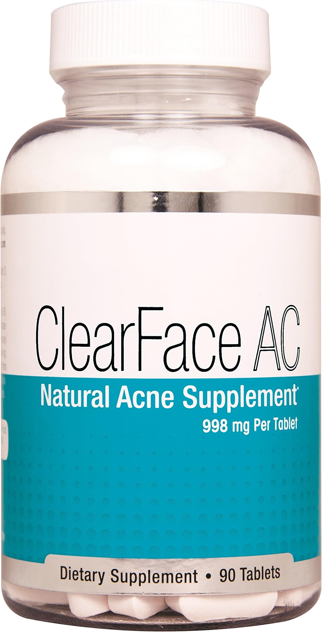 AC Natural Acne Supplement - Reduce Pimples, Inflammation, and Oily Skin with The Best Over The Counter Acne Treatment Vitamin Pills (90 Tablets). Dermatologist Recommended.