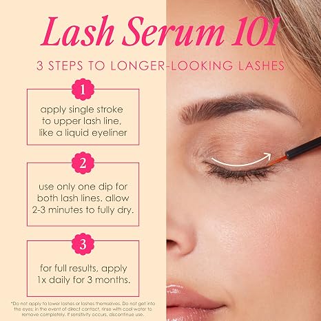 Grande Cosmetics GrandeLASH-MD Lash Enhancing Serum - Peptide & Vitamin Infused Formula for Longer, Thicker, Fuller Looking Lashes - Ophthalmologist Tested, Cruelty-Free
