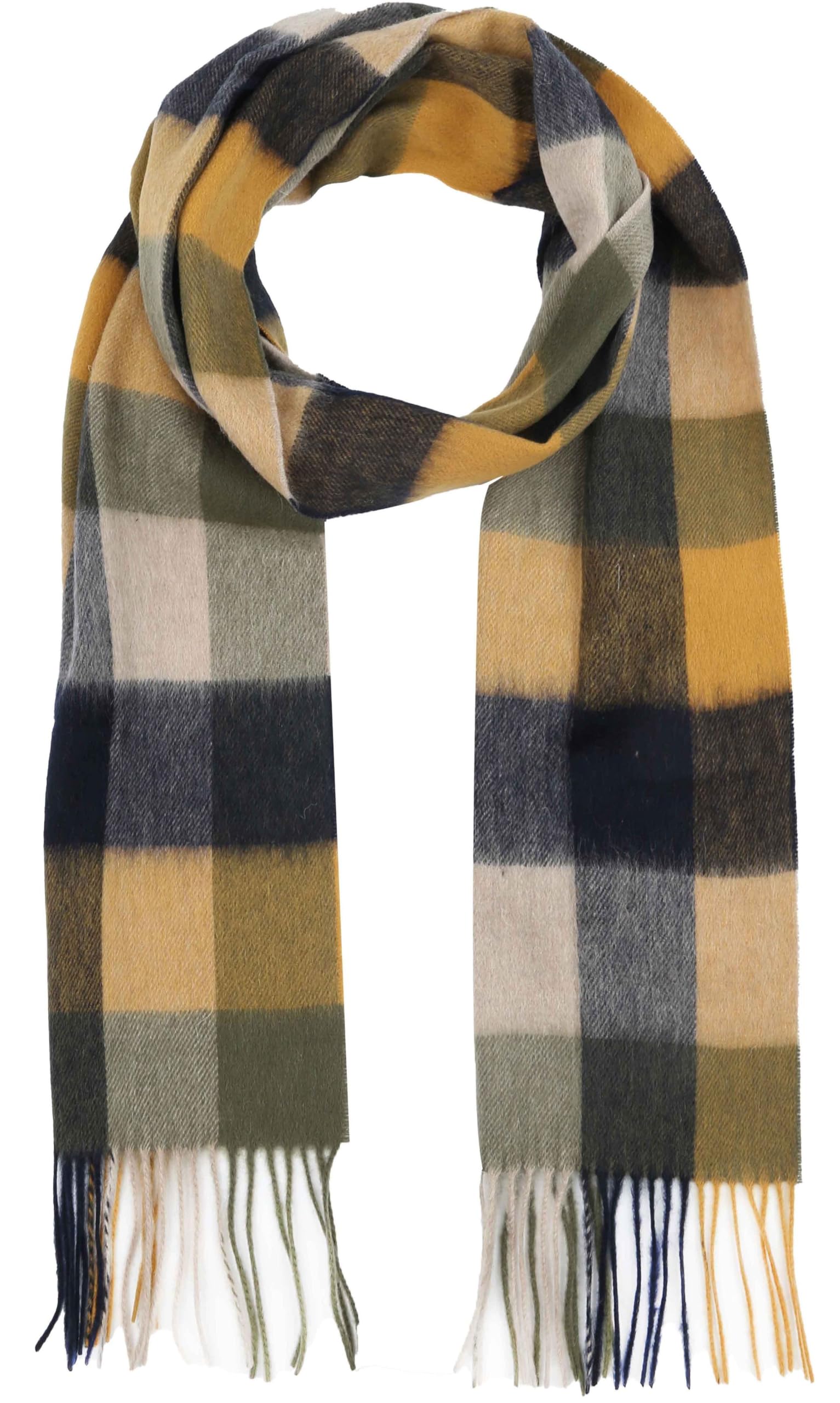 Barbour Schal Tattersall Großartig USC0005TN16 Gelb Mehrfarben