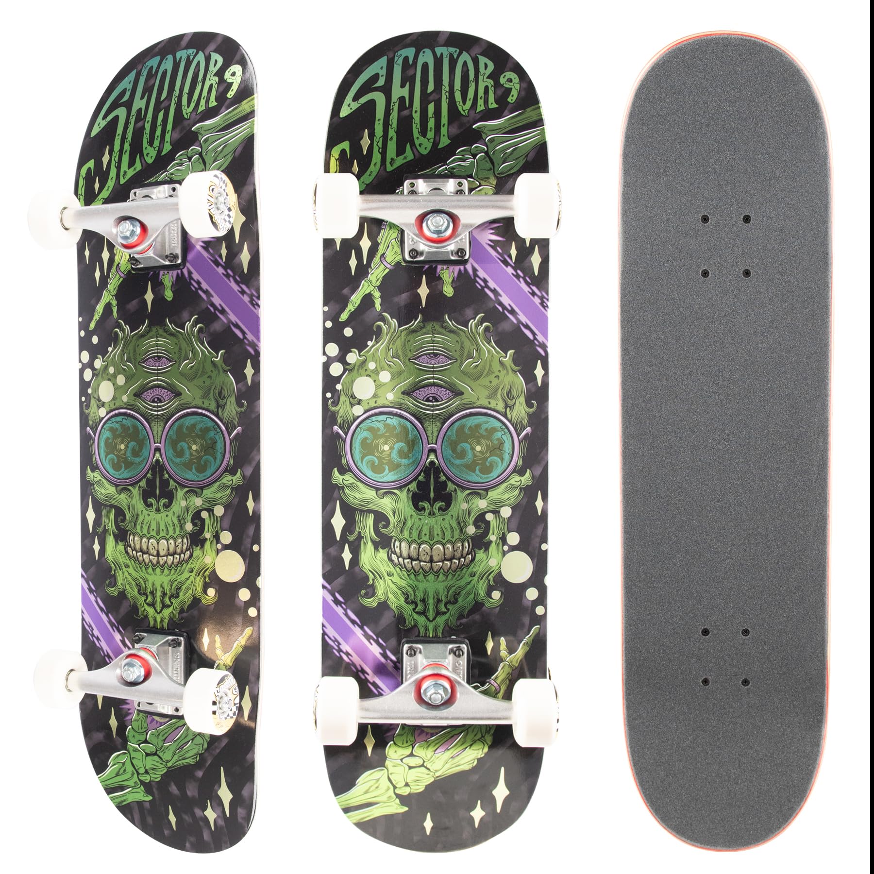 Sector 9 Death Ray 8.0" Popsicle Complete Skateboard - Factory Direct