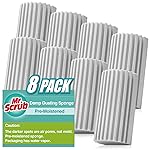 8 Pack Damp Dusting Sponge Duster, Grey Dust Cleaning Sponge, Reusable Household Cleaning Sponge Tool for Blinds, floorboards, Fan Blades, Vents, Glass, Railings, Mirrors