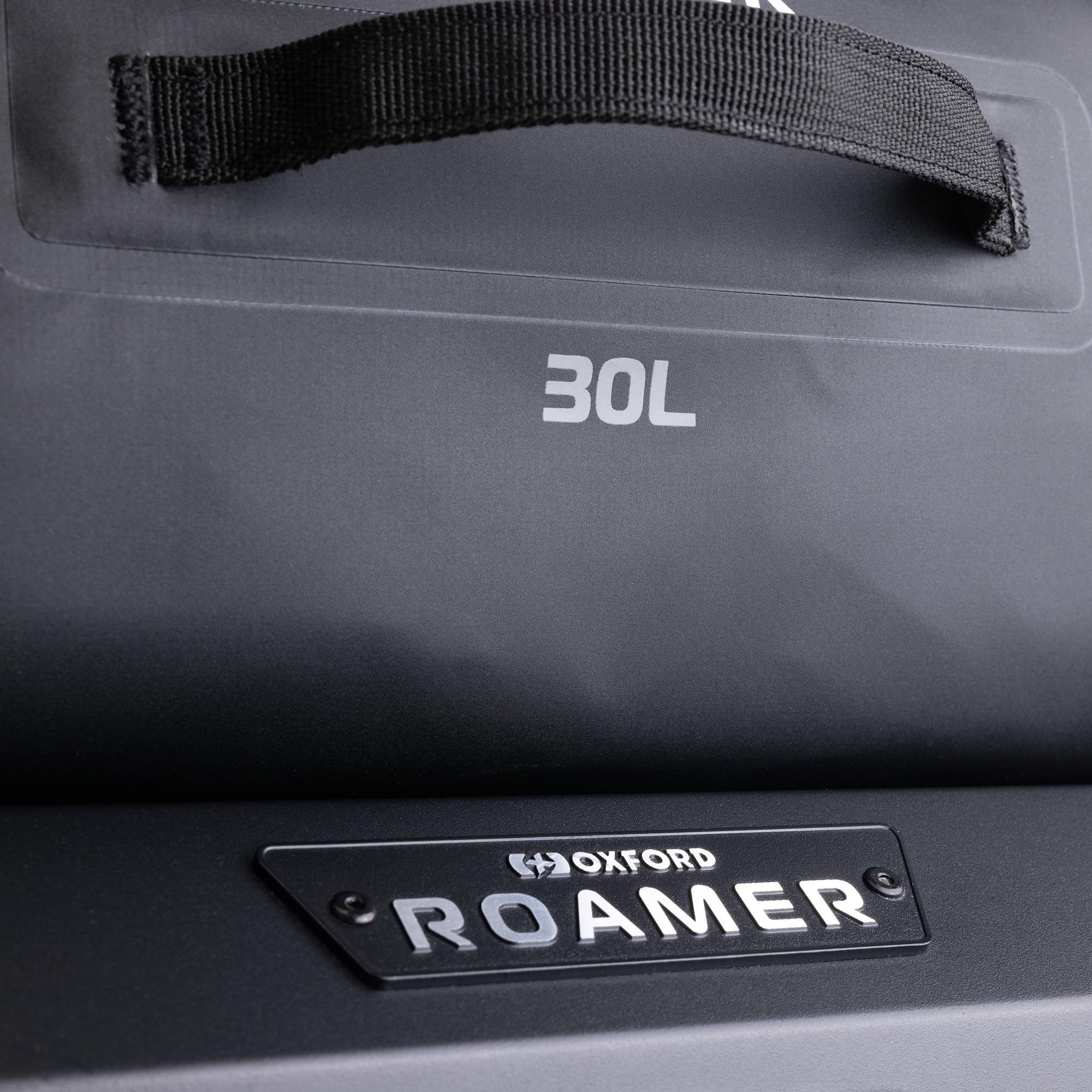 Oxford Roamer 30L Rolltasche | Wasserdichtes Motorradgepäck, Schwarz